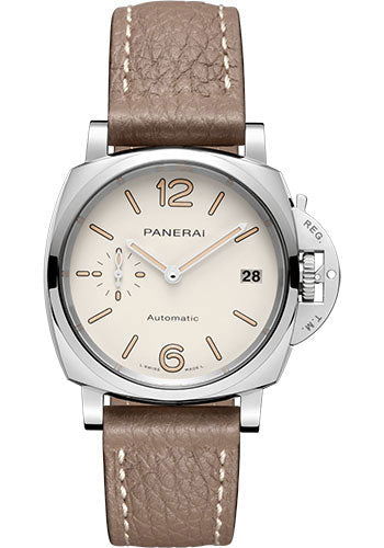 Panerai Luminor PAM01043 Due - 38mm - Polished Steel - White Dial