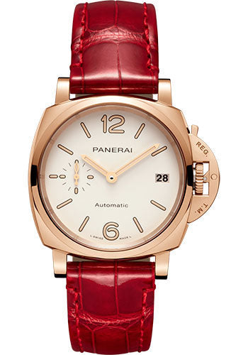 Panerai Luminor PAM01045 Due - 38mm - Polished Goldtech - White Dial