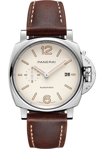 Panerai Luminor PAM01046 Due - 42mm - Polished Steel - White Dial