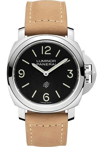 Panerai Luminor PAM01086 Base Logo - 44mm - Polished Steel - Black Dial Main image