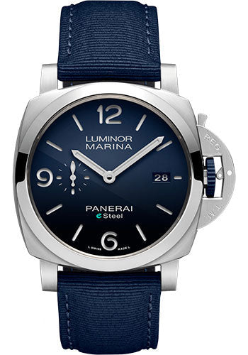 Panerai Luminor PAM01157 Marina eSteel™ Blu Profondo - 44mm Brushed Esteel Case - Polished Blue Gradient Esteel™ Dial Main image