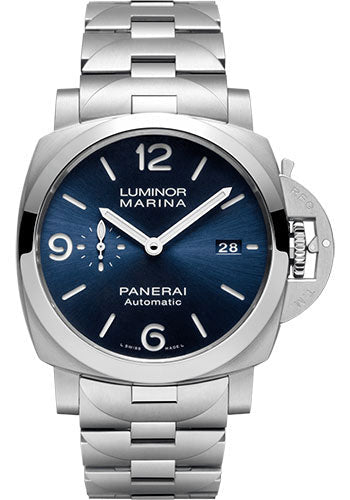 Panerai Luminor PAM01316 Marina Specchio Blu - 44mm - Brushed Steel - Blue Sun-Brushed Dial