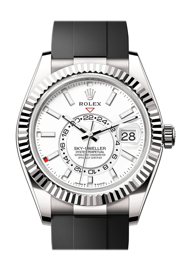 Rolex Sky-Dweller 336239 Sky Dweller 42 White Dial White Gold Mens