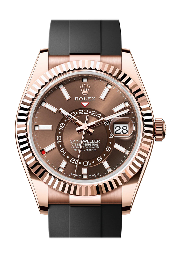 Rolex Sky-Dweller 336235 Sky Dweller 42 Chocolate Dial Rose Gold Mens Main image