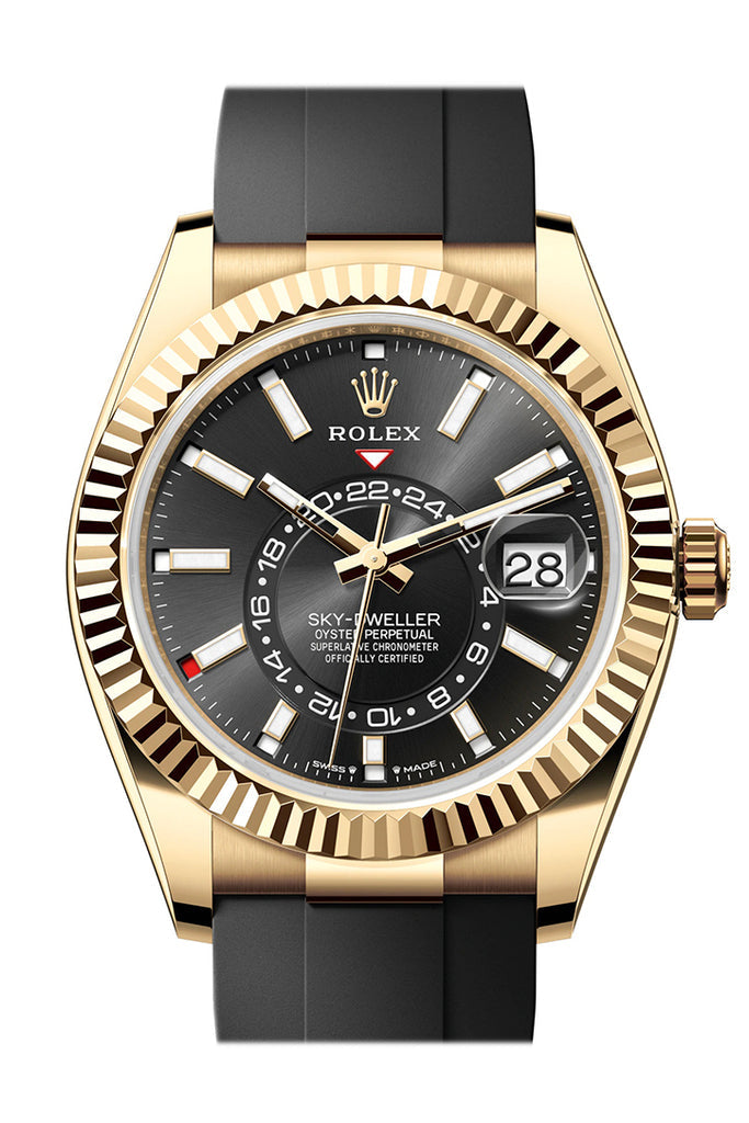 Rolex Sky-Dweller 336238 Sky Dweller 42 Black Dial Yellow Gold Mens Main image