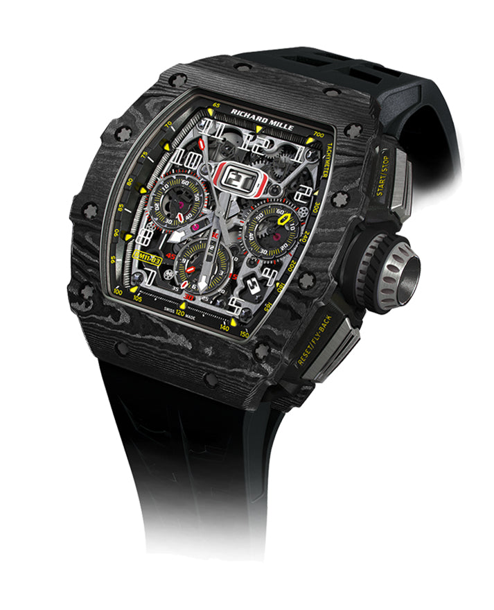 Richard Mille RM 11-03 Automatic Flyback Chronograph Carbon TPT Black