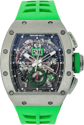 Richard Mille RM11-01 Chronograph 50mm Titanium "Roberto Mancini" Openworked Dial