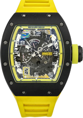 Richard Mille RM30 Black Ceramic 50mm Openworked Dial