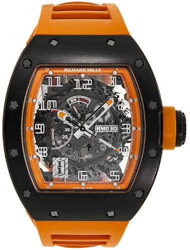 Richard Mille RM030 Black Ceramic 50mm Americas Limited Edition Openworked Dial