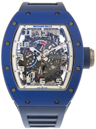 Richard Mille RM030 Blue Ceramic Openworked Dial 50mm