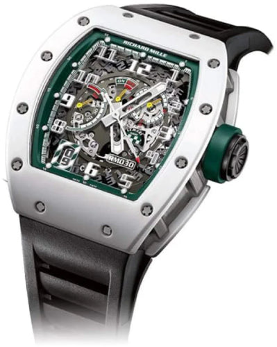 Richard Mille RM030 Le Mans White Ceramic 50mm Openworked Dial