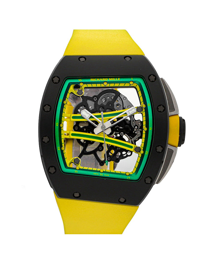 Richard Mille RM 61-01 Yohan Blake Ceramic Manual Winding Yellow