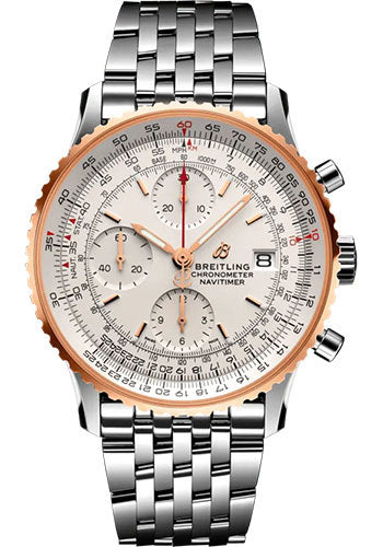 Breitling Navitimer U13324211G1A1 Chronograph 41 Steel and 18K Red Gold - Silver Dial - Metal Bracelet Main image