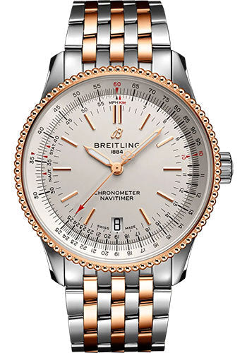 Breitling Navitimer U17325211G1U1 Breitling Automatic 38 Steel & Red Gold - Silver Dial - Steel and Red Gold Bracelet Main image