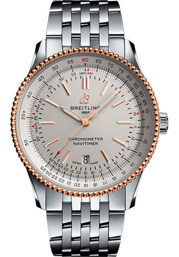 Breitling Navitimer U17326211G1A1 Automatic 41 Steel & Red Gold - Silver Dial - Steel Bracelet Main image