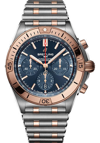 Breitling Chronomat UB0134101C1U1 B01 42 Steel and 18K Red Gold - Blue Dial - Metal Bracelet Main image