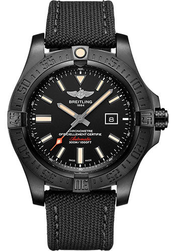 Breitling Avenger V17310101B1W1 Blackbird Black Titanium - Volcano Black Dial - Black Military Strap - Tang Buckle Main image