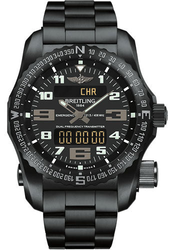 Breitling V7632522/BC46/159V Emergency Black Titanium - Volcano Black Dial - Black Titanium Bracelet Main image