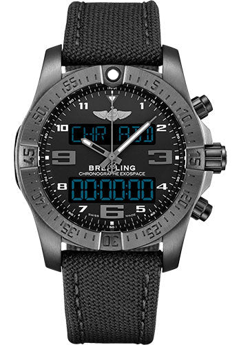 Breitling VB5510H11B1W1 Exospace B55 Black Titanium - Volcano Black Dial - Anthracite Military Strap - Tang Buckle Main image