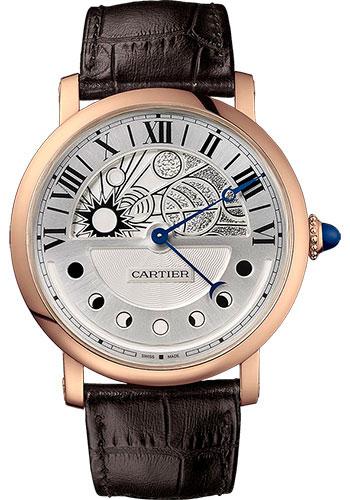Cartier W1556243 Rotonde de Cartier Day Night Retrograde Moon Phases 43.5mm Pink Gold Case Main image