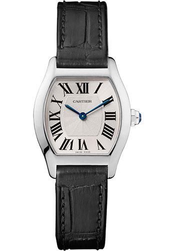 Cartier W1556361 Tortue 30mm White Gold Case - Black Alligator Strap Main image