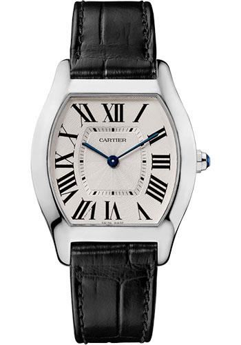 Cartier W1556363 Tortue 39mm White Gold Case - Black Alligator Strap Main image