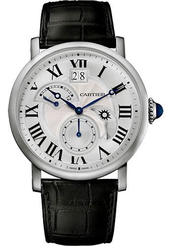 Cartier W1556368 Rotonde De Cartier Large Date Second Time-Zone 42mm Steel Case Main image