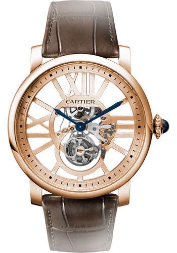 Cartier W1580046 Rotonde de Cartier Skeleton Flying Tourbillon Numbered Edition of 100 45mm Pink Gold Case Main image