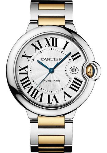 Cartier Ballon Bleu W2BB0031 de Cartier 42mm Steel and Yellow Gold Case - Silvered Dial - Interchangeable Two-Tone Bracelet Main image