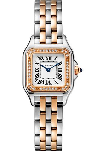Cartier W3PN0006 Panthere de Cartier 22mm Steel And Pink Gold Case - Diamond Bezel Main image