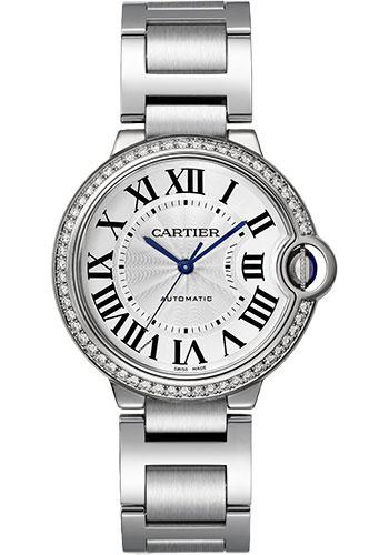 Cartier Ballon Bleu W4BB0024 de Cartier 36mm Steel Case - Silvered Dial - Interchangeable Bracelet