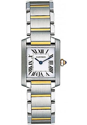 Cartier Tank Francaise W51007Q4 Small Steel And Yellow Gold Case