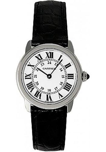 Cartier Ronde W6700155 Solo Small Steel Case - Alligator Strap