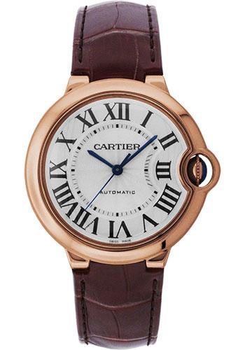 Cartier Ballon Bleu W6900456 de Cartier Medium Rose Gold Case - Alligator Strap Main image