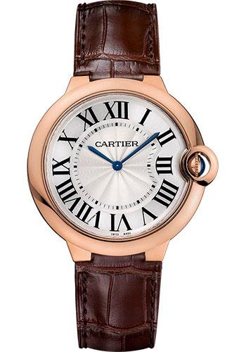 Cartier Ballon Bleu W6920083 de Cartier 40mm Pink Gold Case - Brown Alligator Strap Main image