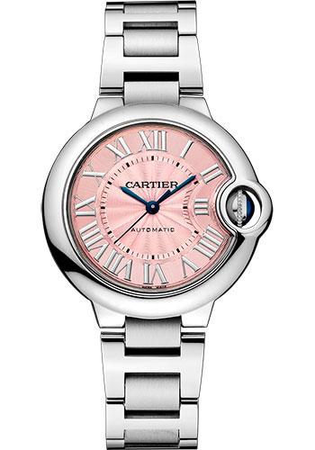 Cartier Ballon Bleu W6920100 De Cartier 33mm Steel Case - Pink Dial
