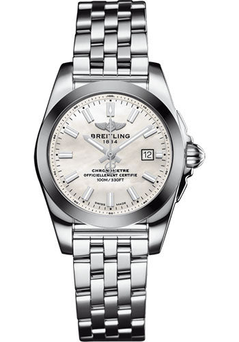 Breitling W72348121A1A1 Galactic 29 Sleek Steel - Mother-Of-Pearl Dial - Steel Bracelet