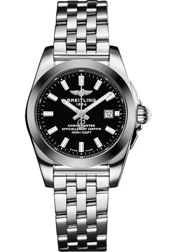 Breitling W72348121B2A1 Galactic 29 Sleek Steel - Trophy Black Dial - Steel Bracelet Main image