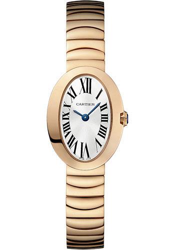 Cartier Baignoire W8000015 31.6 x 24.5mm Pink Gold Case - Gold Bracelet Main image