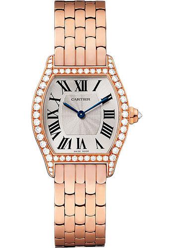 Cartier WA501010 Tortue 30mm Pink Gold Set Diamond Case - Pink Gold Bracelet Main image