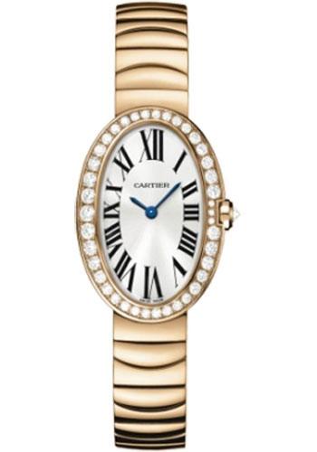 Cartier Baignoire WB520002 Small Pink Gold Diamond Case - Gold Bracelet Main image