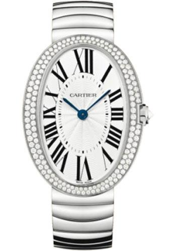 Cartier Baignoire WB520010 Large White Gold Diamond Case - Gold Bracelet Main image
