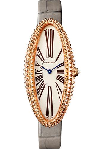 Cartier Baignoire WGBA0009 Allongee 47mm Pink Gold Case - Light Gray Strap Main image