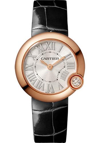 Cartier WGBL0003 Ballon Blanc de Cartier 30mm Pink Gold Case - Black Alligator Strap Main image