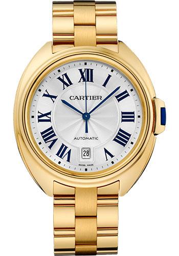 Cartier WGCL0003 Cle De Cartier 40mm Yellow Gold Case - Silvered Effect Dial