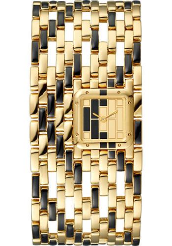 Cartier WGPN0017 Panthere de Cartier Cuff 22mm Yellow Gold And Black Lacquer Case