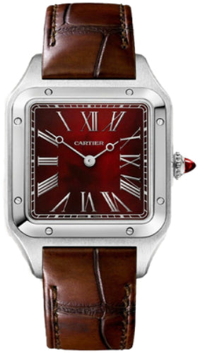 Cartier Santos-Dumont WGSA0102 Carnelian Red Dial