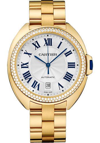 Cartier WJCL0010 Cle de Cartier 40mm Yellow Gold Diamond Case - Effect Dial Main image