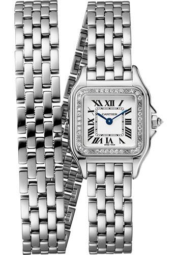 Cartier WJPN0012 Panthere de Cartier Double Loop 22mm White Gold Case - Diamond Bezel - White Gold Double Loop Bracelet