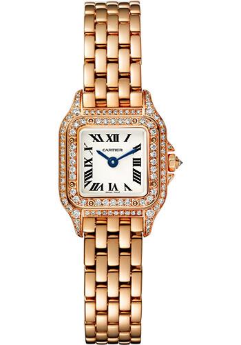 Cartier WJPN0020 Panthere de Cartier 25mm Pink Gold Diamond Case